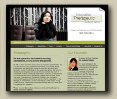 Click to view websites for therapists sample